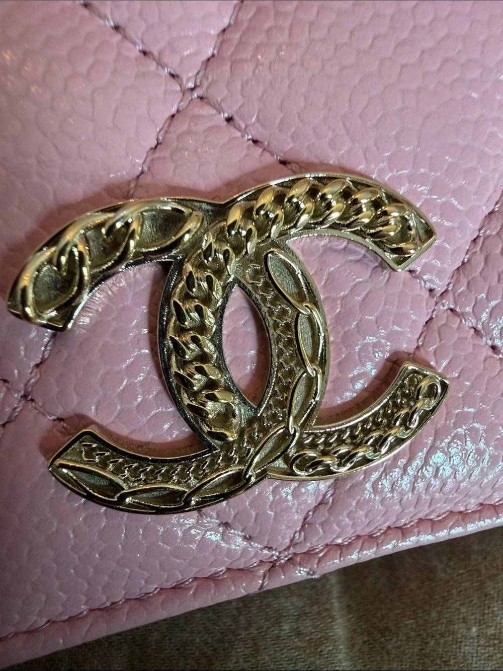 CHANEL compact wallet